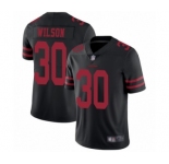 Youth San Francisco 49ers #30 Jeff Wilson Black Vapor Untouchable Limited Player Football Jersey