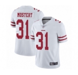 Youth San Francisco 49ers #31 Raheem Mostert White Vapor Untouchable Limited Player Football Jersey