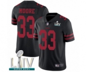 Youth San Francisco 49ers #33 Tarvarius Moore Black Vapor Untouchable Limited Player Super Bowl LIV Bound Football Jersey