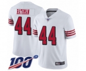 Youth San Francisco 49ers #44 Tom Rathman Limited White Rush Vapor Untouchable 100th Season Football Jersey
