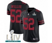 Youth San Francisco 49ers #52 Patrick Willis Black Vapor Untouchable Limited Player Super Bowl LIV Bound Football Jersey