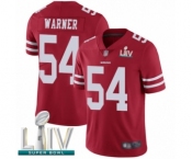 Youth San Francisco 49ers #54 Fred Warner Red Team Color Vapor Untouchable Limited Player Super Bowl LIV Bound Football Jersey