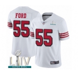 Youth San Francisco 49ers #55 Dee Ford Limited White Rush Vapor Untouchable Super Bowl LIV Bound Football Jersey