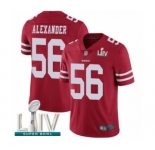 Youth San Francisco 49ers #56 Kwon Alexander Red Team Color Vapor Untouchable Limited Player Super Bowl LIV Bound Football Jersey