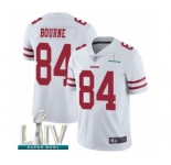 Youth San Francisco 49ers #84 Kendrick Bourne White Vapor Untouchable Limited Player Super Bowl LIV Bound Football Jersey