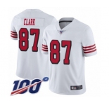 Youth San Francisco 49ers #87 Dwight Clark Limited White Rush Vapor Untouchable 100th Season Football Jersey