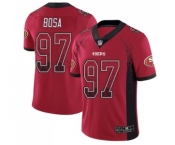 Youth San Francisco 49ers #97 Nick Bosa Limited Red Rush Drift Fashion Football Jersey