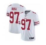 Youth San Francisco 49ers #97 Nick Bosa White Vapor Untouchable Limited Player Football Jersey