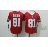 nike kids nfl jerseys san francisco 49ers #81 boldin red[nike]
