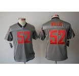 nike youth nfl jerseys san francisco 49ers #52 willis grey[Elite shadow]