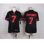 nike youth nfl jerseys san francisco 49ers #7 colin kaepernick black[nike]