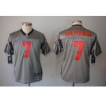 nike youth nfl jerseys san francisco 49ers #7 kaepernick grey[nike shadow]