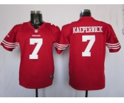 nike youth nfl jerseys san francisco 49ers #7 kaepernick red[nike]