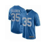 Men Nike Detroit Lions #35 Miles Killebrew Game Blue Alternate NFL Jersey