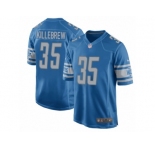 Men Nike Detroit Lions #35 Miles Killebrew Game Blue Team Color NFL Jersey