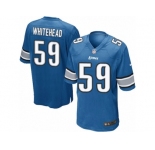 Men's Nike Detroit Lions #59 Tahir Whitehead Game Light Blue Team Color NFL Jersey