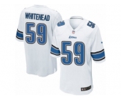 Men's Nike Detroit Lions #59 Tahir Whitehead Game White NFL Jersey