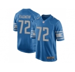 Nike Detroit Lions #72 Frank Ragnow Home Men Blue Game NFL Jersey