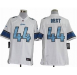 nike nfl jerseys detroit lions #44 jahvid best white[game]