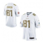 nike nfl jerseys detroit lions #81 calvin johnson white[nike USA]