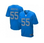 Men's Nike Detroit Lions #55 Jon Bostic Elite Blue Alternate NFL Jersey