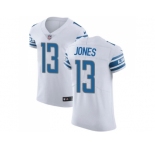 Nike Detroit Lions #13 T.J. Jones White Men Stitched NFL Vapor Untouchable Elite Jersey