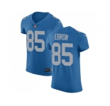 Nike Detroit Lions #85 Eric Ebron Blue Throwback Men Stitched NFL Vapor Untouchable Elite Jerse