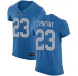 Nike Lions #23 Desmond Trufant Blue Throwback Men's Stitched NFL Vapor Untouchable Elite Jersey