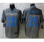 nike nfl jersey detroit lions #20 b.sanders grey[Elite vapor]
