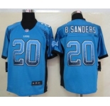 nike nfl jersey detroit lions #20 sanders blue[Elite drift fashion]