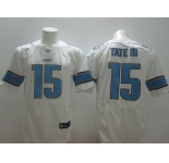 nike nfl jerseys detroit lions #15 tate III white[Elite]