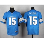 nike nfl jerseys detroit lions #15 tateiii blue[Elite]