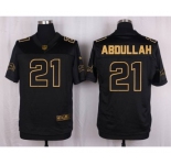 nike nfl jerseys detroit lions #21 abdullah black gold collection[Elite][abdullah]