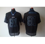 nike nfl jerseys detroit lions #81 calvin johnson black[Elite lights out]