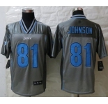 nike nfl jerseys detroit lions #81 calvin johnson grey[Elite vapor]