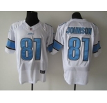 nike nfl jerseys detroit lions #81 calvin johnson white[elite]