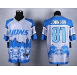 nike nfl jerseys detroit lions #81 johnson[Elite Style Noble Fashion]