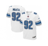 nike nfl jerseys detroit lions #92 ngata white[Elite]