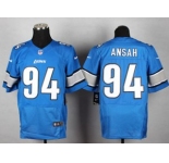 nike nfl jerseys detroit lions #94 ansah blue[Elite]