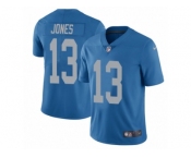 Men Nike Detroit Lions #13 T.J. Jones Blue Alternate Vapor Untouchable Limited Player NFL Jersey