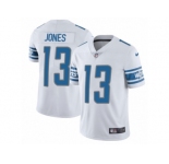 Men Nike Detroit Lions #13 T.J. Jones White Vapor Untouchable Limited Player NFL Jersey