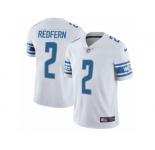 Men Nike Detroit Lions #2 Kasey Redfern White Vapor Untouchable Limited Player NFL Jersey