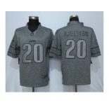 Men Nike Detroit Lions #20 Barry Sanders Gray Stitched Gridiron Gray Limited Jersey