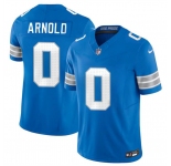 Men's Detroit Lions #0 Terrion Arnold New Blue 2024 Draft F.U.S.E. Vapor Limited Football Stitched Jersey
