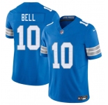 Men's Detroit Lions #10 Ronnie Bell Blue 2025 F.U.S.E. Vapor Limited Football Stitched Jersey