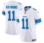 Men's Detroit Lions #11 Kalif Raymond White 2024 F.U.S.E. Vapor Limited Football Stitched Jersey