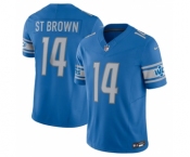 Men's Detroit Lions #14 Amon-Ra St. Brown Blue 2023 F.U.S.E. Vapor Untouchable Limited Stitched Jersey