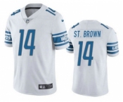 Men's Detroit Lions #14 Amon Ra St Brown White Vapor Untouchable Limited Stitched Jersey