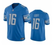 Men's Detroit Lions #16 Jared Goff Blue 2023 F.U.S.E. Vapor Untouchable Limited Stitched Jersey