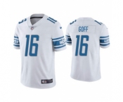 Men's Detroit Lions #16 Jared Goff White Vapor Untouchable Limited Stitched Football Jersey